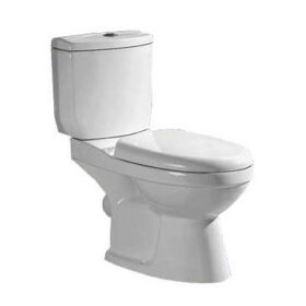 Farns D/Flush Toilet A2132 White