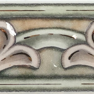 Tiles Listello Verde Flor 143 5 X 25
