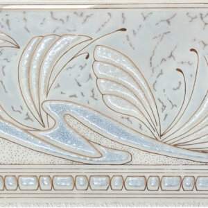 Tiles Listello Dama Gris Tonoa 8 X 28