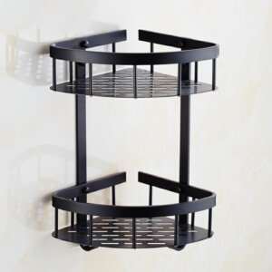 A1 Shelf Corner Double Black