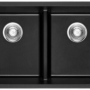 ULA Granite Sink HB8415 (790X460X235) - Black Pearl