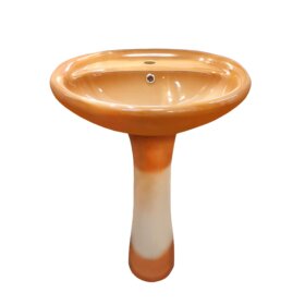 Picasso Wash Basin + Pedestal HDLP7+HDP303 Brown