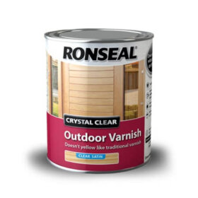Ronseal Crystal Clear Outdoor Varnish 2.5L