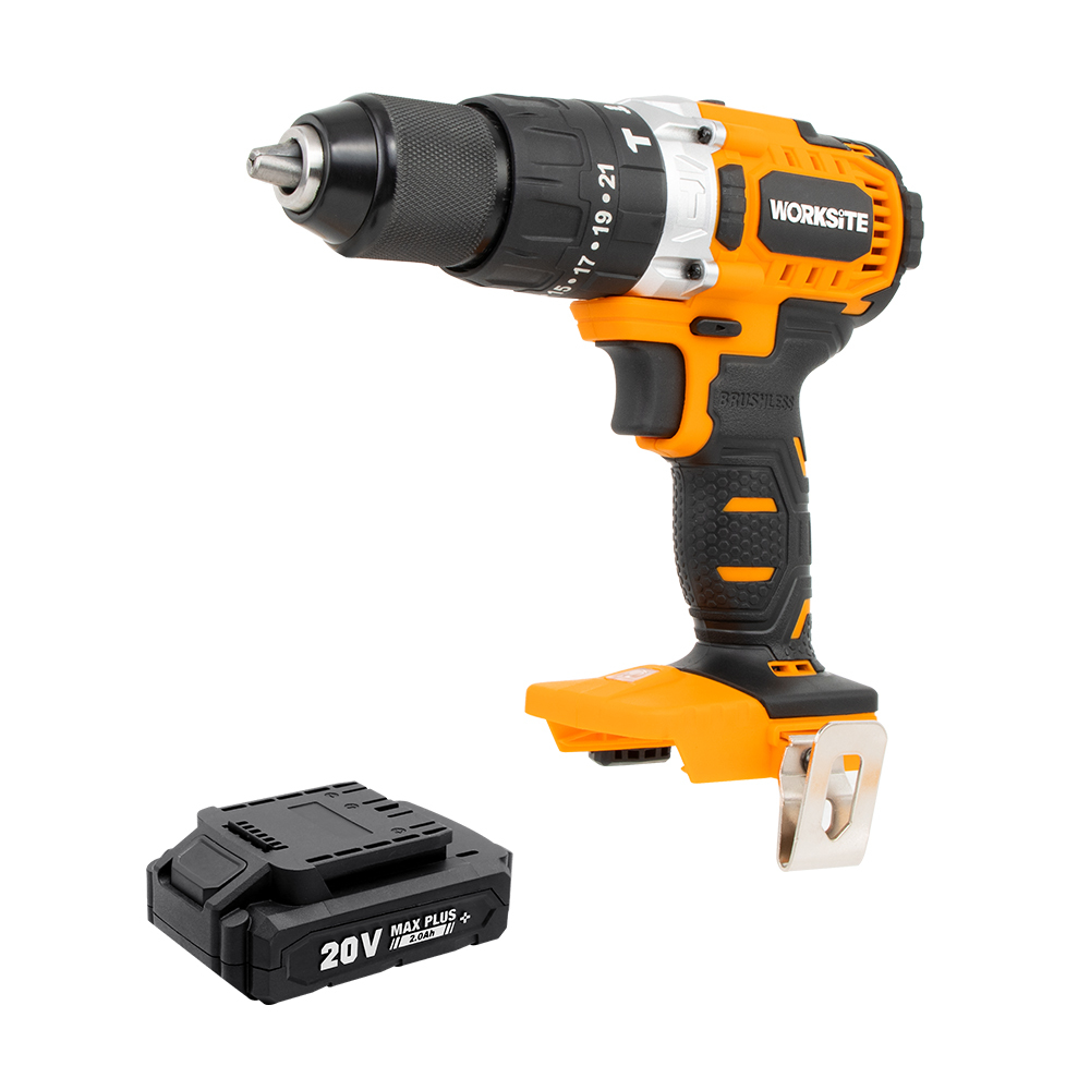 Worksite Brushless Cordless Hammer Drill CD320H - Quincaillerie A1's ...