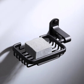 A1 Soap Holder Black Aluminium