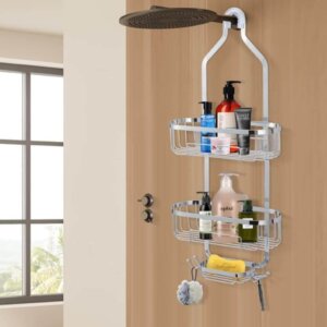 A1 Shower Caddy Zinc 26 x 10 x 55cm